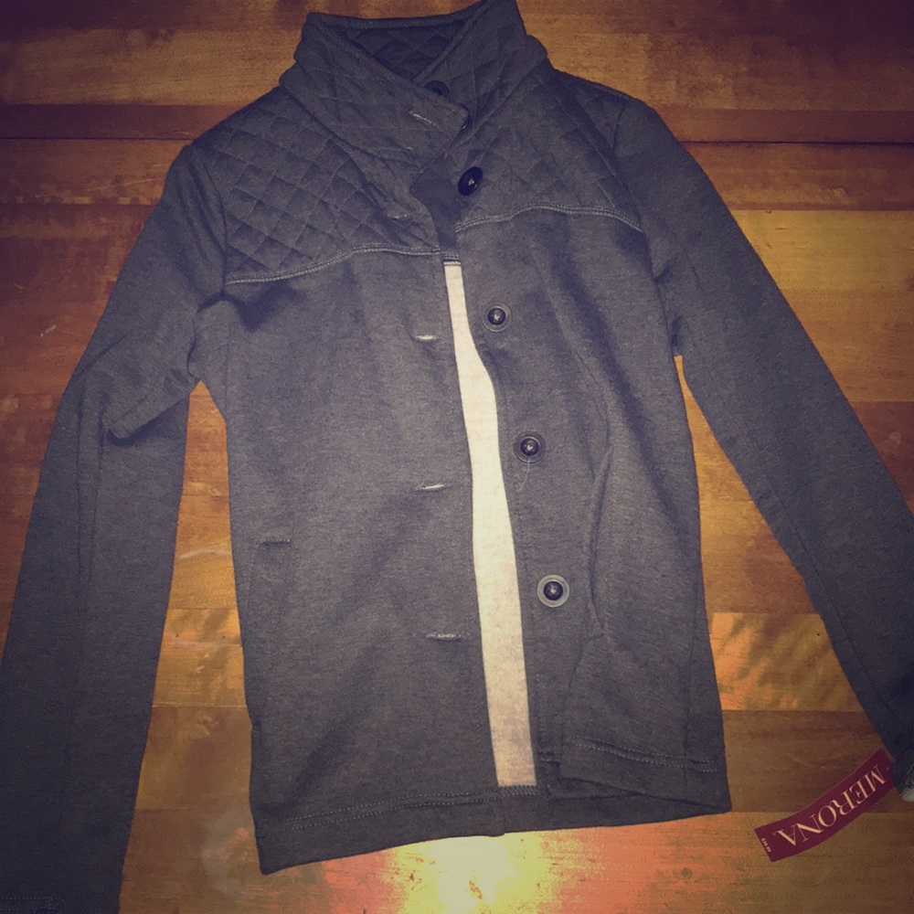 Tags on still Merona light jacket